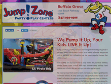 Tablet Screenshot of kidspartybuffalogrove.com